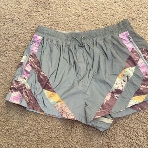 Free People Gray and Purple women’s size XL Shorts